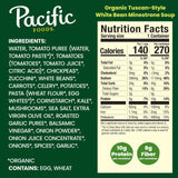 Pacific Foods Organic Tuscan-Style White Bean Minestrone Soup, 16.3 oz Can
