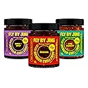 FLYBYJING Sichuan Chili Crisp Bundle: Three Premium Chili Sauces Good on Noodles, Proteins, Veggies & Everything - Spicy, Savory, Crunchy Vegan Hot