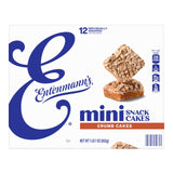 Entenmann's Crumb Mini Snack Cakes, 12 individual packs, (1.92 oz each), Coffee Cakes, 23 oz Multipack