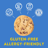 Kinnikinnick Gluten Free Montanas Chocolate Chip Cookies, 8 oz Box, Allergy Friendly, Vegan, Kosher