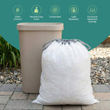 Small Trash Bags 2.5 Gallon (6L) - 60 Count Premium Heavy Duty Garbage Bags, Strong Tear-Resistant, Leak-Proof, Perfect for Bathroom, Office & Bedroom