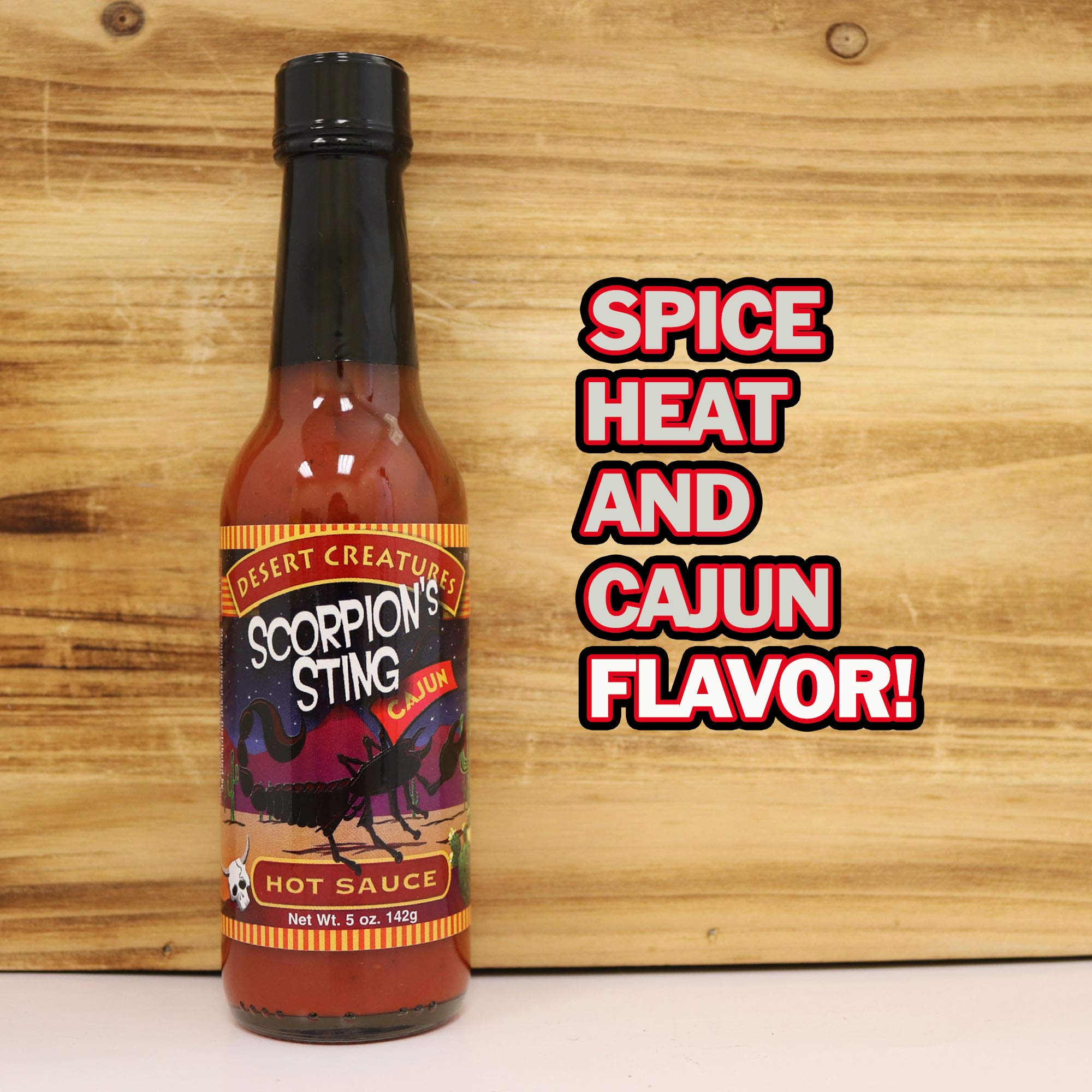 ASS KICKIN" Desert Creatures Cajun Hot Sauce - Scorpion's Sting