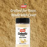 Badia Onion Powder, 5 oz - Cebolla En Polvo, Savory Flavor Enhancer for Soups, Sauces, Meats & Everyday Cooking