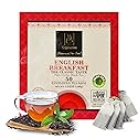 English Breakfast Tea Classic Taste 50 Individually Foil-Wrapped Tea Bags, Perfect Strong, Robust & Flavory Natural Black Tea Ideal for Cozy Mornings