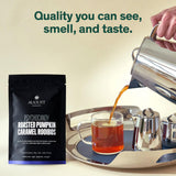 August Uncommon Psychocandy Loose Leaf Tea - Roasted Pumpkin Caramel South African Rooibos Tea - Vegan, Gluten-Free & Non-GMO - Creamy Caramel Flavor