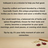 Gut Chakra | Artisanal Ayurvedic Herbal Loose-Leaf Tea | Hand-Blended in Small Batches | Caffeine-Free | Ginger, Fennel, Licorice, Cinnamon & Hibiscus