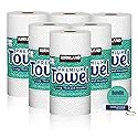 Worldwide Nutrition Bundle, Compatible with Kirkland Premium Paper Towels, Strong, Thick, and Absorbent Bulk Paper Towels 6 Rolls, 160 Sheets Per Roll