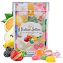 Gourmanity Italian Jelly Fruit Candy With Real Fruit Juice, Soft Bite Authentic Italian Candy, Individually Wrapped Gourmet Candy, In a Giftable