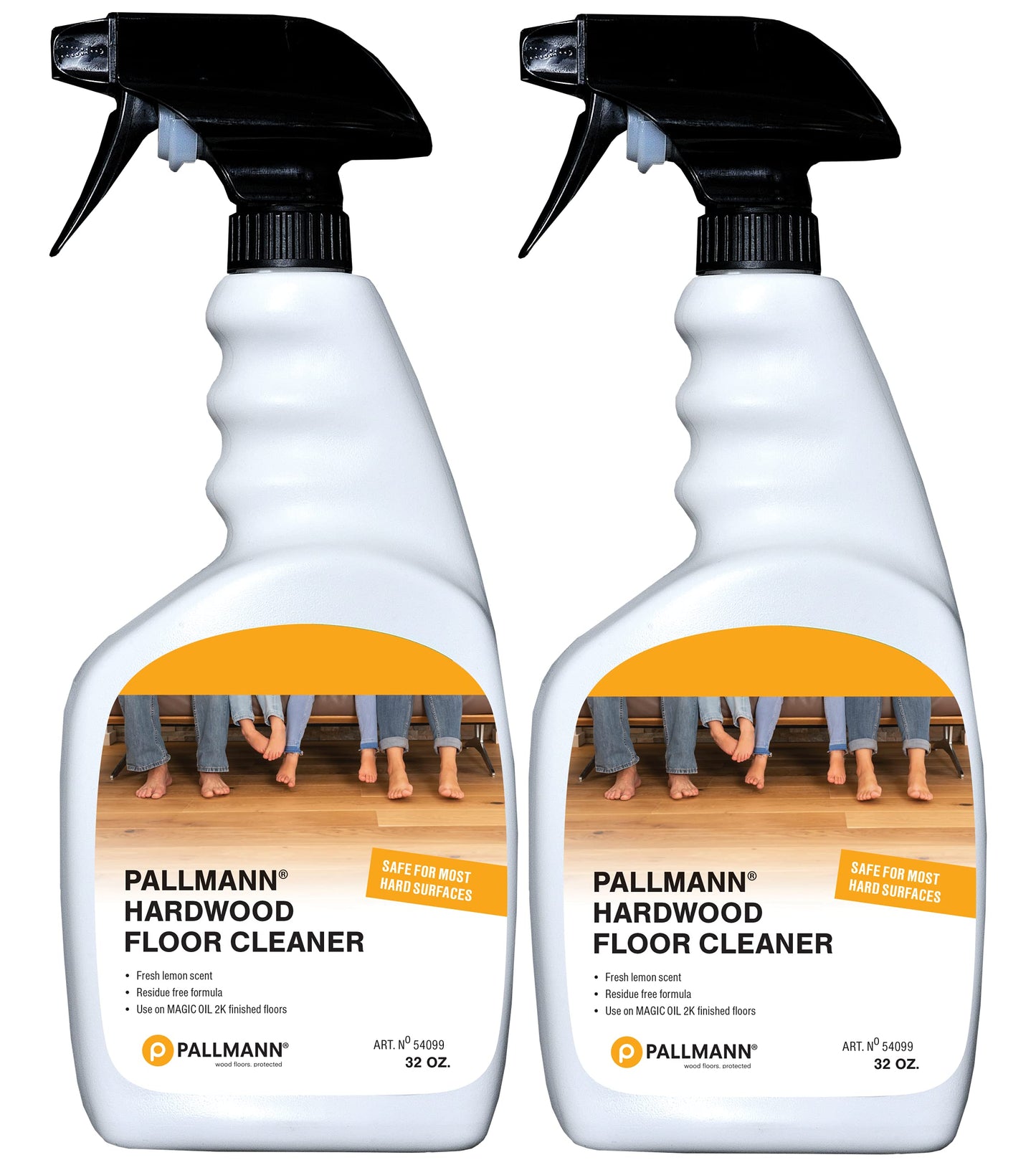 Pallmann Premixed Hardwood Floor Cleaner Spray Bottle 32 Fl oz. (Pack of 2)