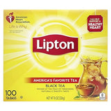 Lipton Tea Bags, Black Tea, 100 Count (Pack of 10)
