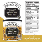 Southern Yum Pecan Brittle, Soft, Buttery Brittle, Gluten Free, Made in Small Batches