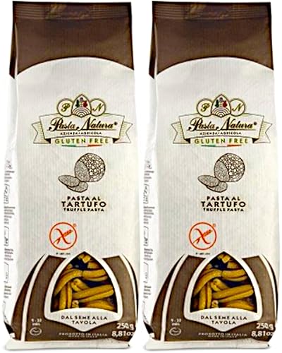 Socially Responsible, Truffle Casarecce Italian Best Gluten Free Pasta (GF Pasta Noodles), GMO Free, Eco-Packaging, 8.81 oz (Pack of 2)