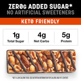 Kind Zero Added Sugar Healthy Snacks Bars Variety Pack, Gluten Free, High Fiber, Keto Snacks, Dark Chocolate Nuts & Sea Salt, Caramel Almond, Peanut