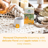 Organic India Tulsi Honey Chamomile Tea Bags - Herbal Tea for Stress Relieving & Calming, Immune Support, Adaptogen, Gluten-Free, USDA Certified