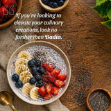 Badia Ground Chia Seeds, 16 oz - Superfood for Smoothies, Baking & Cooking - Source of Fiber, Omega-3 & Protein