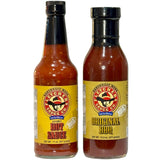 Fletcher’s Gourmet Hot Sauce and Original BBQ Sauce Combo Pack, Northwest Made in Spokane Small Batch Recipes, Bold Spicy Chili Sauce and Classic