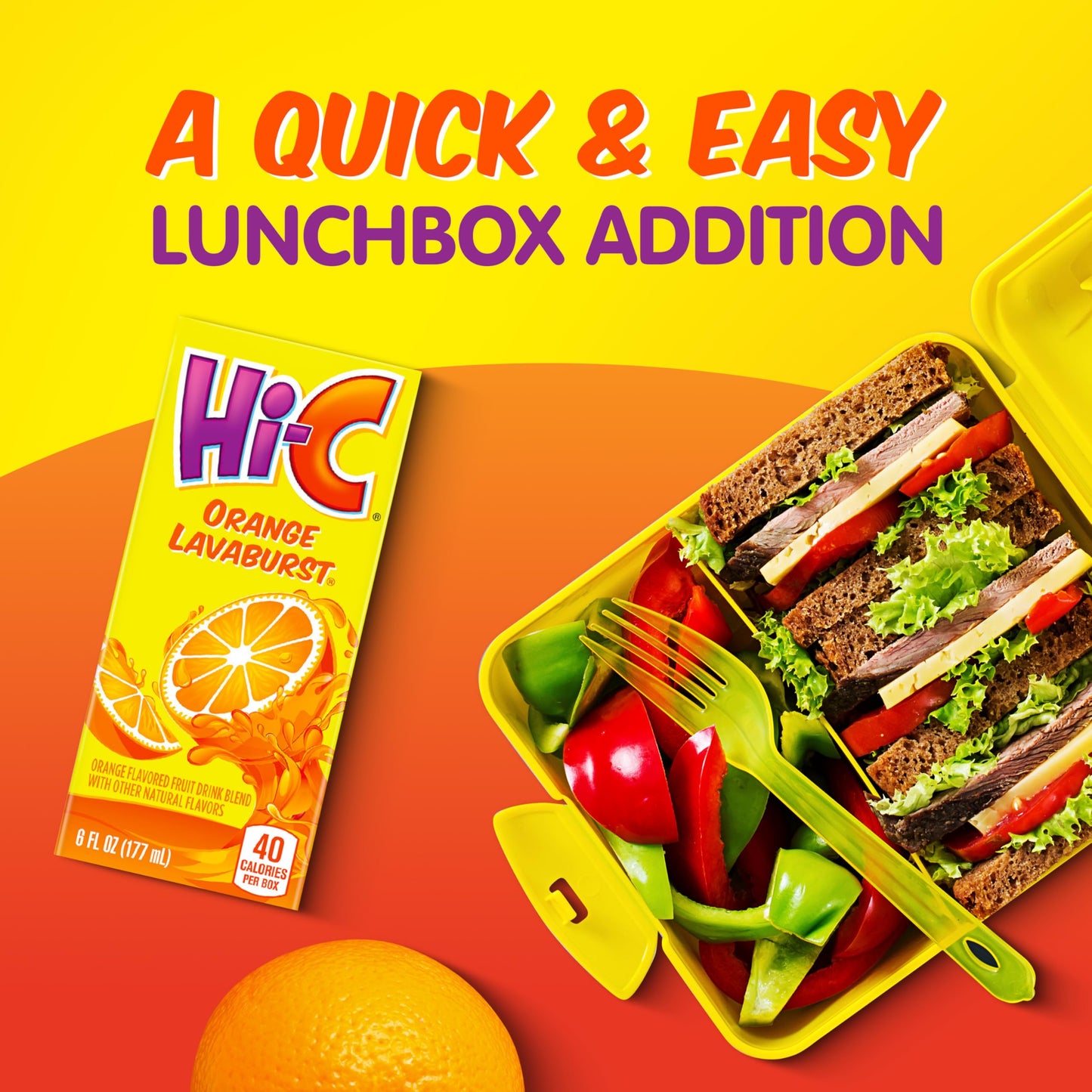 HI-C Orange Lavaburst 6oz 8pk
