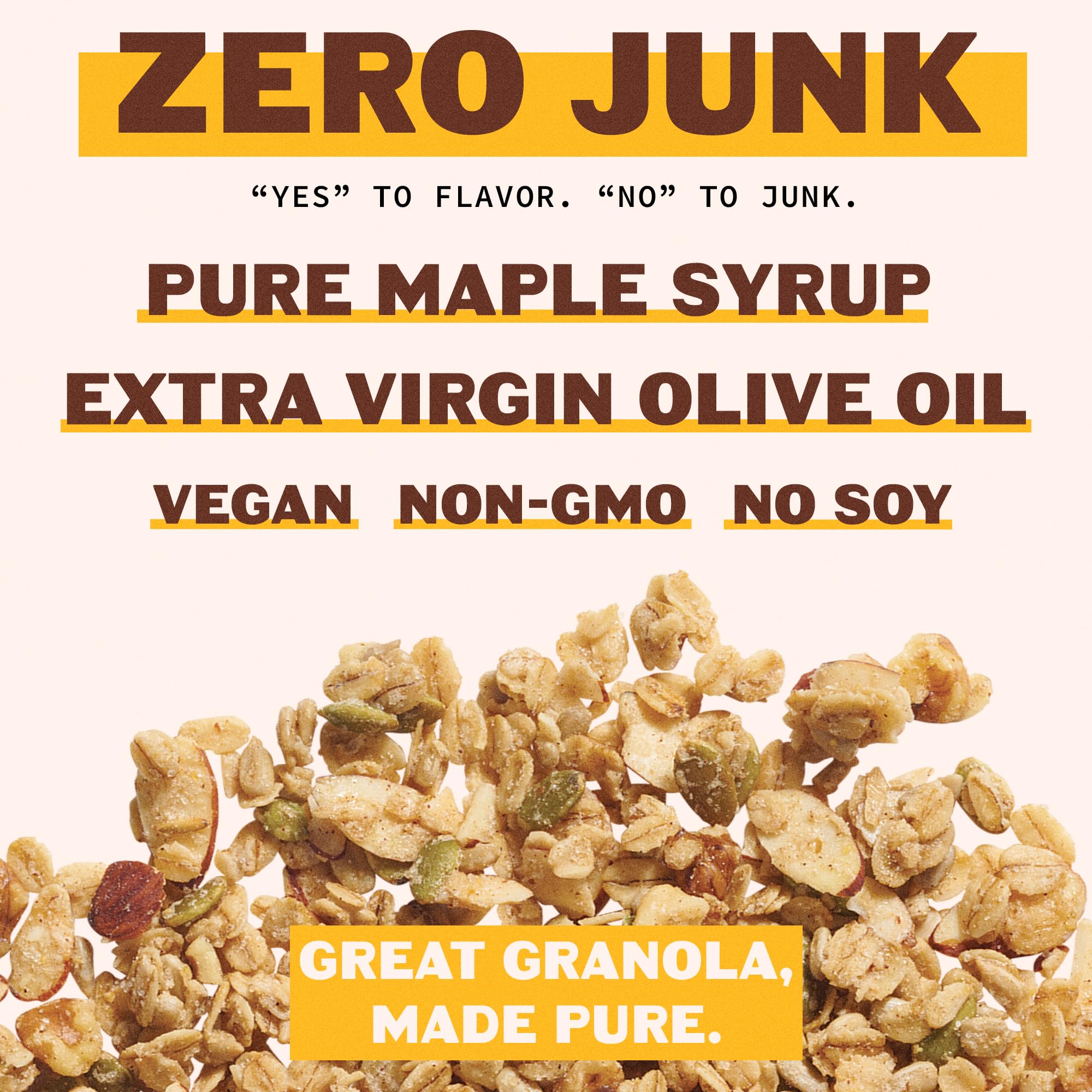 Hudson Henry OG Granola for Yogurt, Snacking & Cereal | Gluten Free Granola with Pumpkin Seeds | Vegan, Non-GMO & Small Batch Baked with Pure Maple