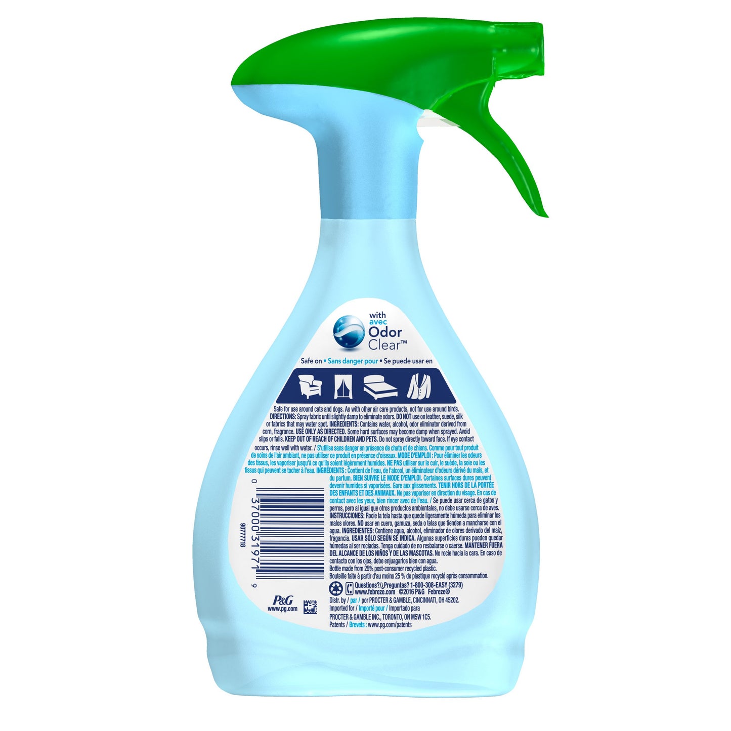 Febreze With Gain Original Scent Fabric Refresher, 27 oz