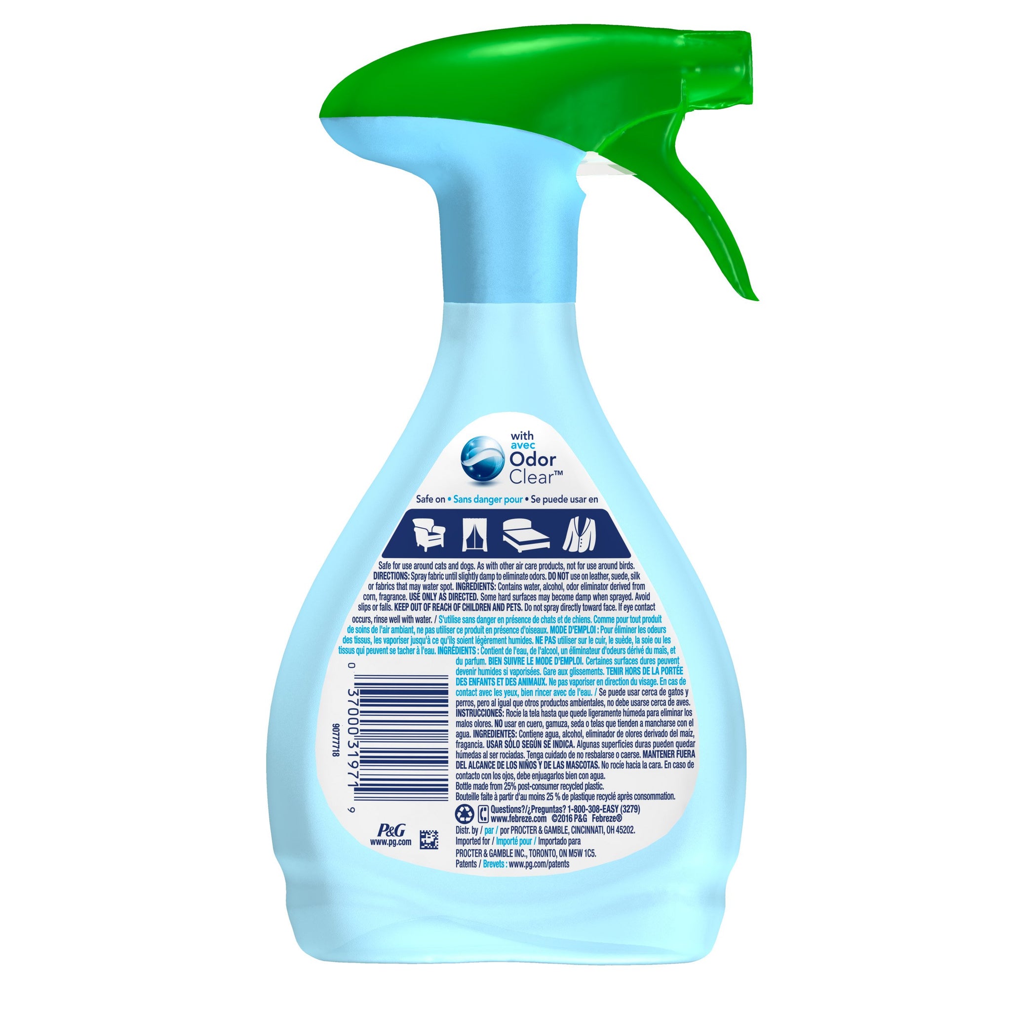 Febreze With Gain Original Scent Fabric Refresher, 27 oz