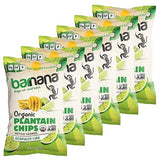 Barnana - Organic Plantain Chips, Acapulco Lime, Healthy Snack Made With 100% Coconut Oil, Non-GMO, Potato Chip Alternative, Zero Sugar, Paleo
