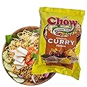 Instant 2 Minutes Chow Noodles - Mild CURRY Flavor with Seasonings (Pack of 5 x 85g) So Delicious Meal ... HALAL