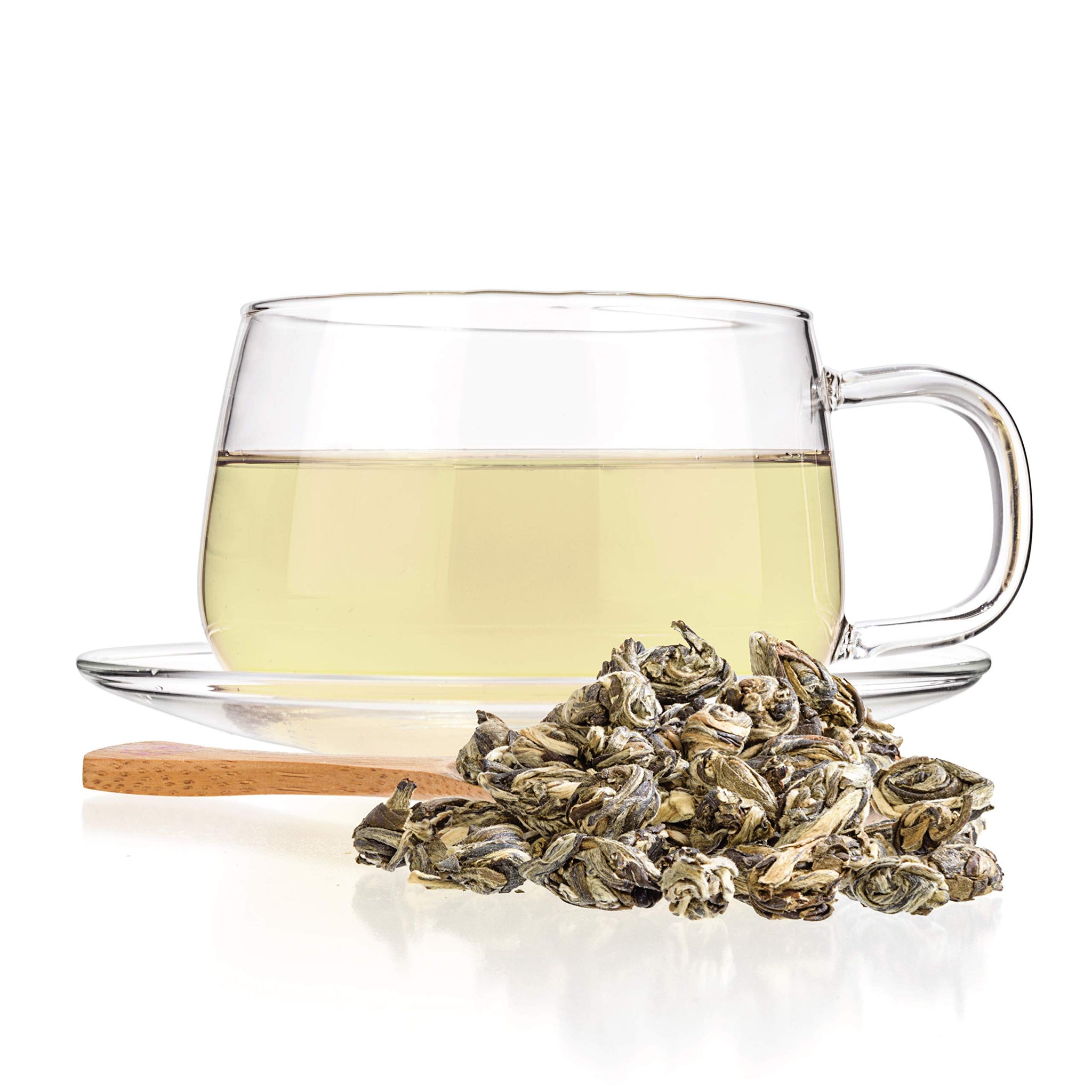 Tealyra - Jasmine Phoenix Pearls - Best Chinese Fuding Jasmine Green Loose Leaf Tea - Naturally Scented - Great Aroma and Taste - 110g (4-ounce)