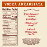 Rao's Homemade Vodka Arrabbiata Sauce Made with Italian Tomatoes, 24 oz