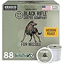 Black Rifle Coffee Company Fur Missile Medium Roast Coffee Pods - 100% Arabica, Tasting Notes of Walnut, Brown Sugar & Guava - Single Serve K-Cup