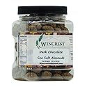 Dark Chocolate Turbinado & Sea Salt Almonds (1.25 Lb Tub)