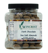 Dark Chocolate Turbinado & Sea Salt Almonds (1.25 Lb Tub)