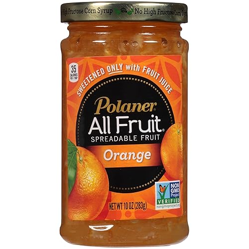 Polaner All Fruit Spreadable Fruit, Orange, 10 Ounce