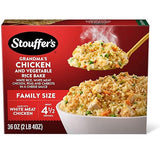 Stouffer's Grandma's Chicken And Vegetable Rice Bake, Family Size, Frozen Family Dinners