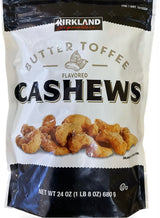 Butter toffee flavored cashews (2 bags)