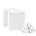 Nabob Wipers White Terry Rags 2lb Bulk Towel Rag Multipurpose 12x12 Inches 100% Cotton Ring Spun Cleaning Solution for Body Shops, Garages