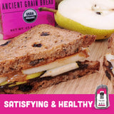 Happy Campers Cravin’ Raisin Cinnamon Spice Gluten Free Bread, Organic, Non-GMO, Vegan, 17.4 oz Loaf (Pack of 4)