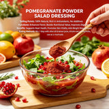 Pomegranate Powder 10oz, Fruit Powder with Intense Tangy Flavor - for Smoothies, Drinks & Baking - Resealable Canister, 280g