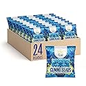 Sour Bears Gummy Candy | 24 Packs | Blue Candy | Raspberry Jelly Bears for Lunchbox Snacks, Goodie Bags & Baby Boy Shower Favors | Gelatin Free Sour