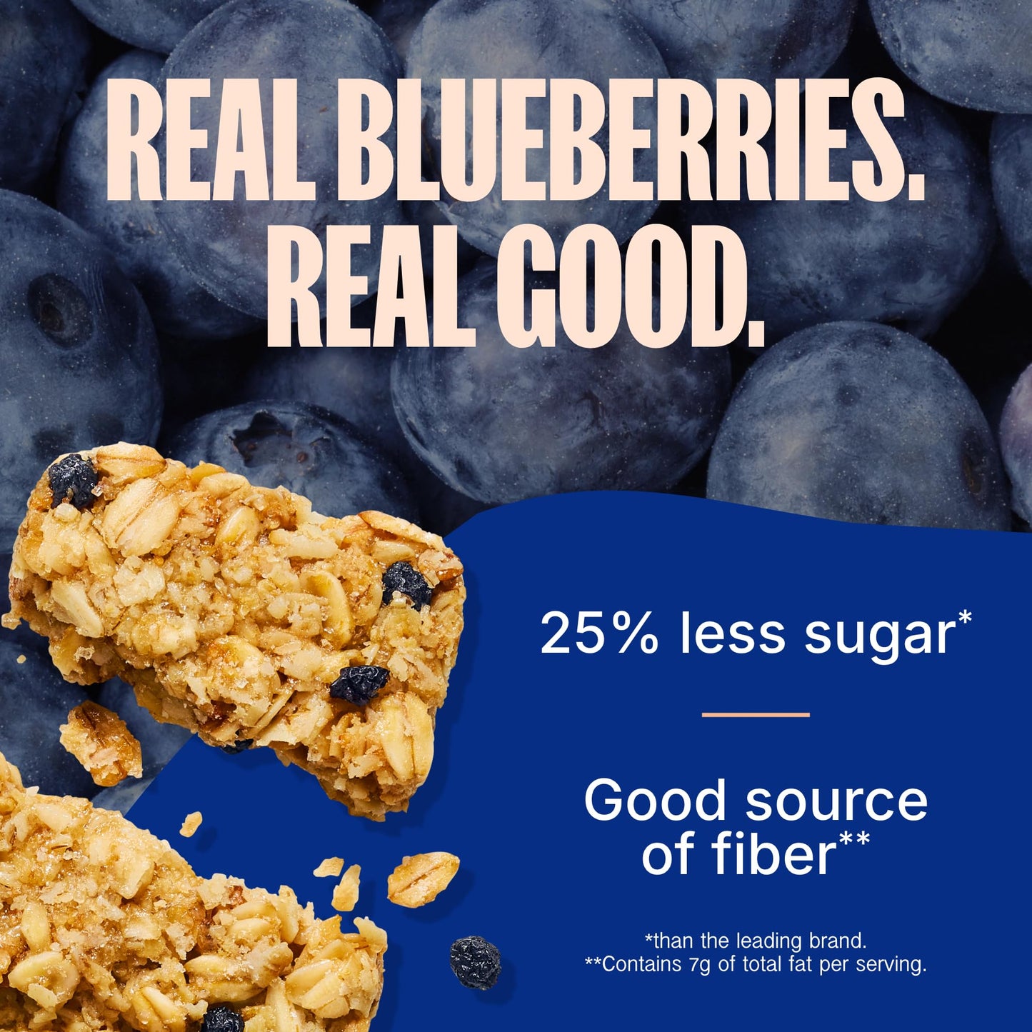 MadeGood Blueberry & Vanilla Crunchy Granola Squares (5 Count)