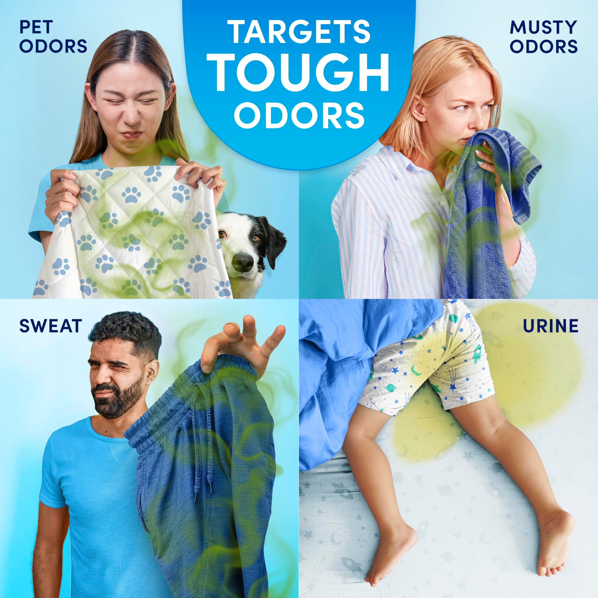 Downy RINSE & REFRESH Laundry Odor Remover and Fabric Softener for Activewear, Active Fresh Scent, 48 oz
