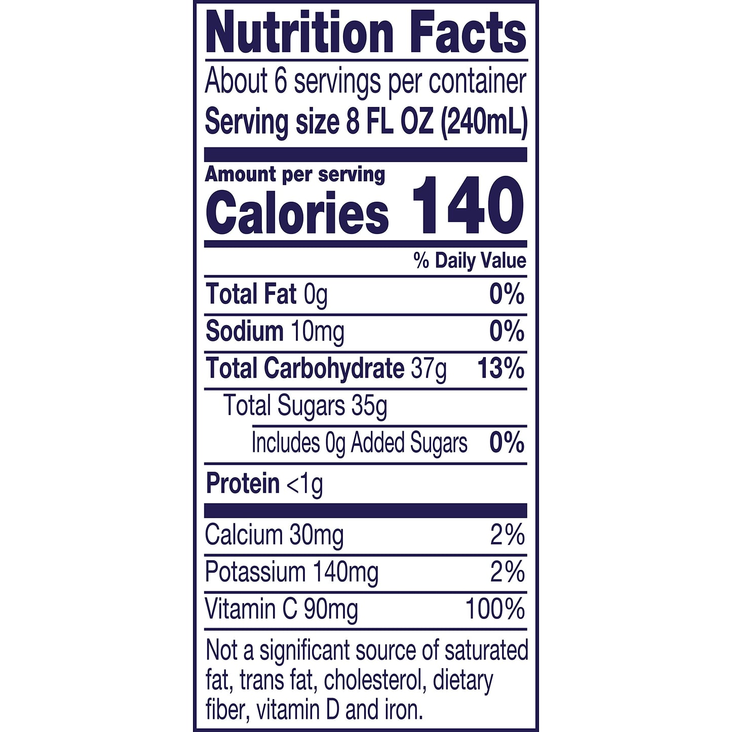 Welch's 100% Grape Juice, Concord Grape, 46 Fl Oz Bottle