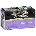 Bigelow Tea Darjeeling Black Tea, Caffeinated Tea, 20 Count Box (Pack of 6), 120 Total Tea Bags