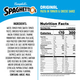 SpaghettiOs Original Canned Pasta, 15.8 oz Can (Pack of 12)