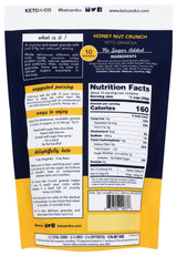 Keto Honey Nut Granola by Keto and Co | Just 0.9g Net Carbs Per Serving | Gluten Free, Low Carb, Diabetic Friendly, Naturally Sweetened, No Added