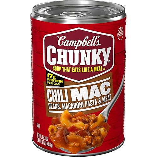 Campbell’s Chunky Soup, Chili Mac, 16.3 Oz Can