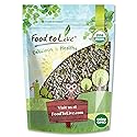 Food to Live Organic Sprouted Seeds Mix, 1 Pound - Raw & Non-GMO Snack Mix Contains Sprouted Pumpkin and Sunflower Seeds, Vegan Superfood, Kosher