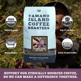 Camano Island Coffee Roasters Roasters Honduras Dark Roast, Ground 2lb, Fresh Small Batch Roasted, USDA Organic, Fairly Traded, Shade Grown Top 1%