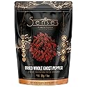 5Senses Dried Whole Ghost Peppers | Bhut Jolokia, Chile Fantasma | Firestorm | Single Origin, 100% Natural, Non-GMO, Fairtrade, Vegan Spice, Whole