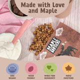The Maple Brothers Chocolate & Maple Granola - Organic, Vegan, Gluten-Free, Non-GMO, Whole-Grain Oats with Organic Chocolate & Grade A Maple Syrup