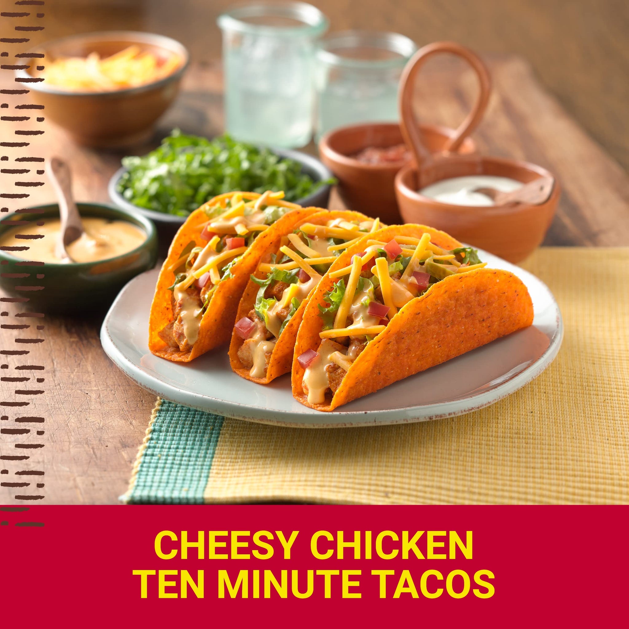 Old El Paso Bold and Soft Taco Dinner Kit with Nacho Cheese Flavored Taco Shells and Flour Tortillas, Easy Meal Prep, 12 Ct, 12.6 oz